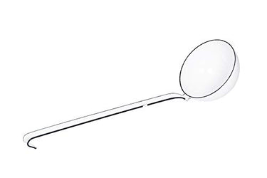 Riess, 0309-033, Schöpflöffel, CLASSIC-WEISS, Länge 33 cm, Breite 9 cm, Höhe 8 cm, Emaille, weiß, Suppenkelle mit langem Griff im Sale